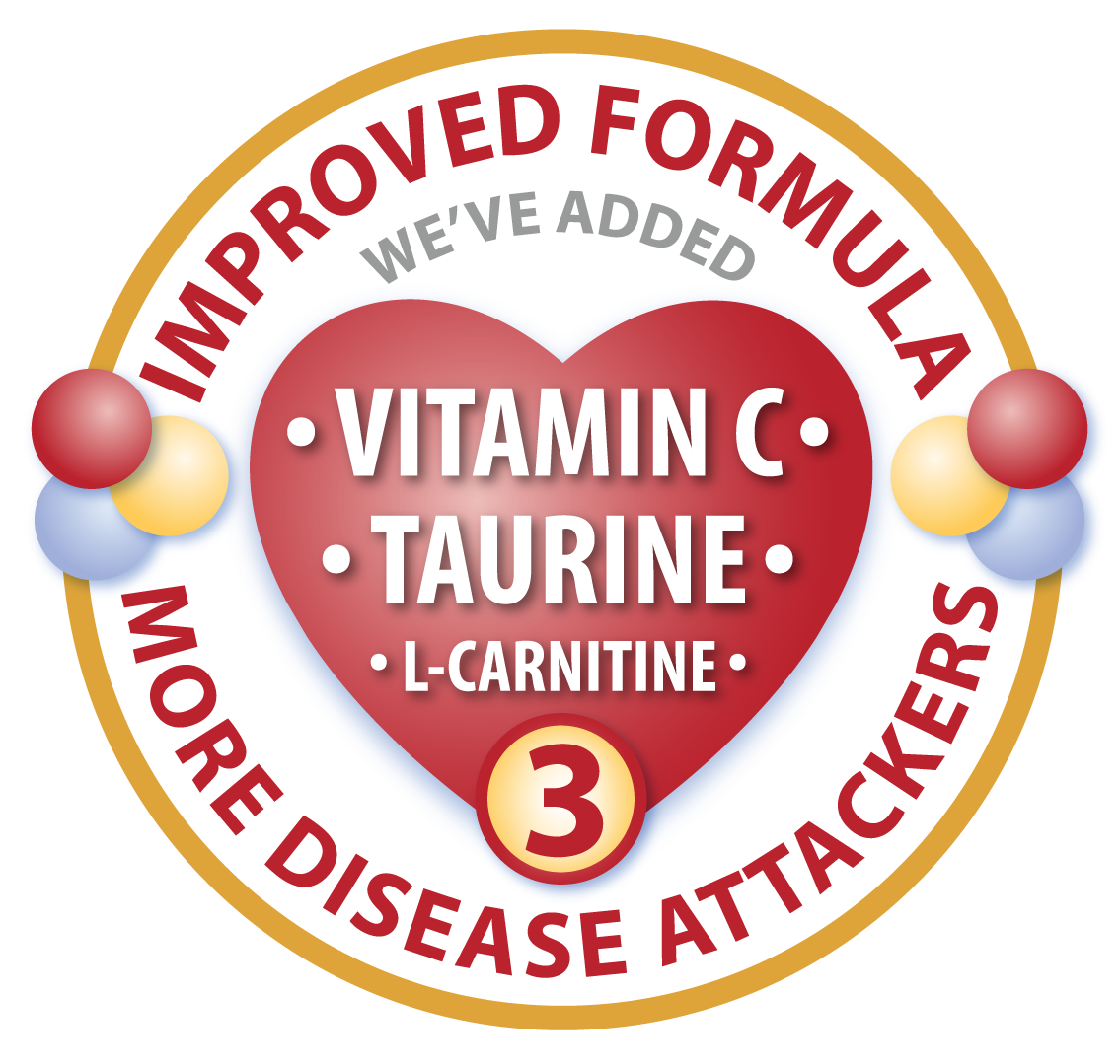 Heart Wellness with Vitamin C, Taurine, L-Carnitine. Disease Attackers.
